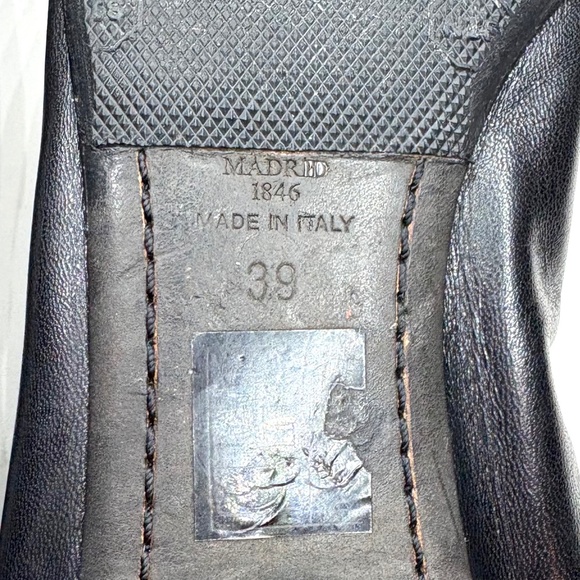 LOEWE Black Leather ballet Flats | 39 - Picture 9 of 10